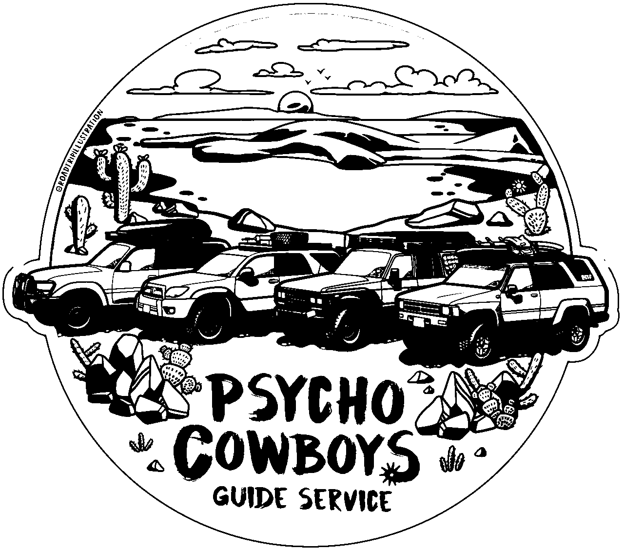 Psycho Cowboys Guide Service Tote Bag