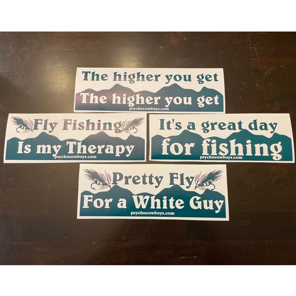 Colorado Fly Fishing Bumper Sticker Pack – Psycho Cowboys