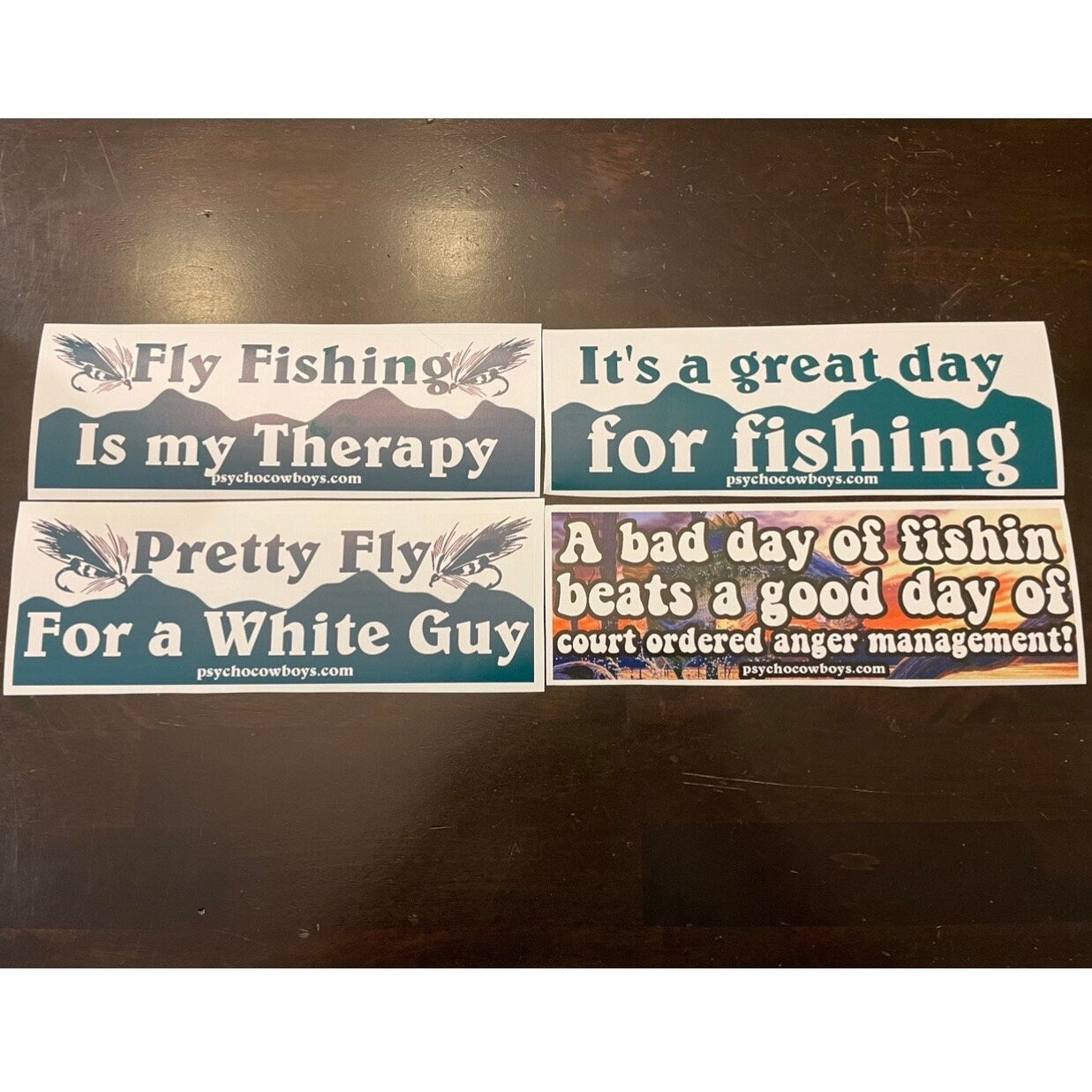 Colorado Fly Fishing Bumper Sticker Pack – Psycho Cowboys