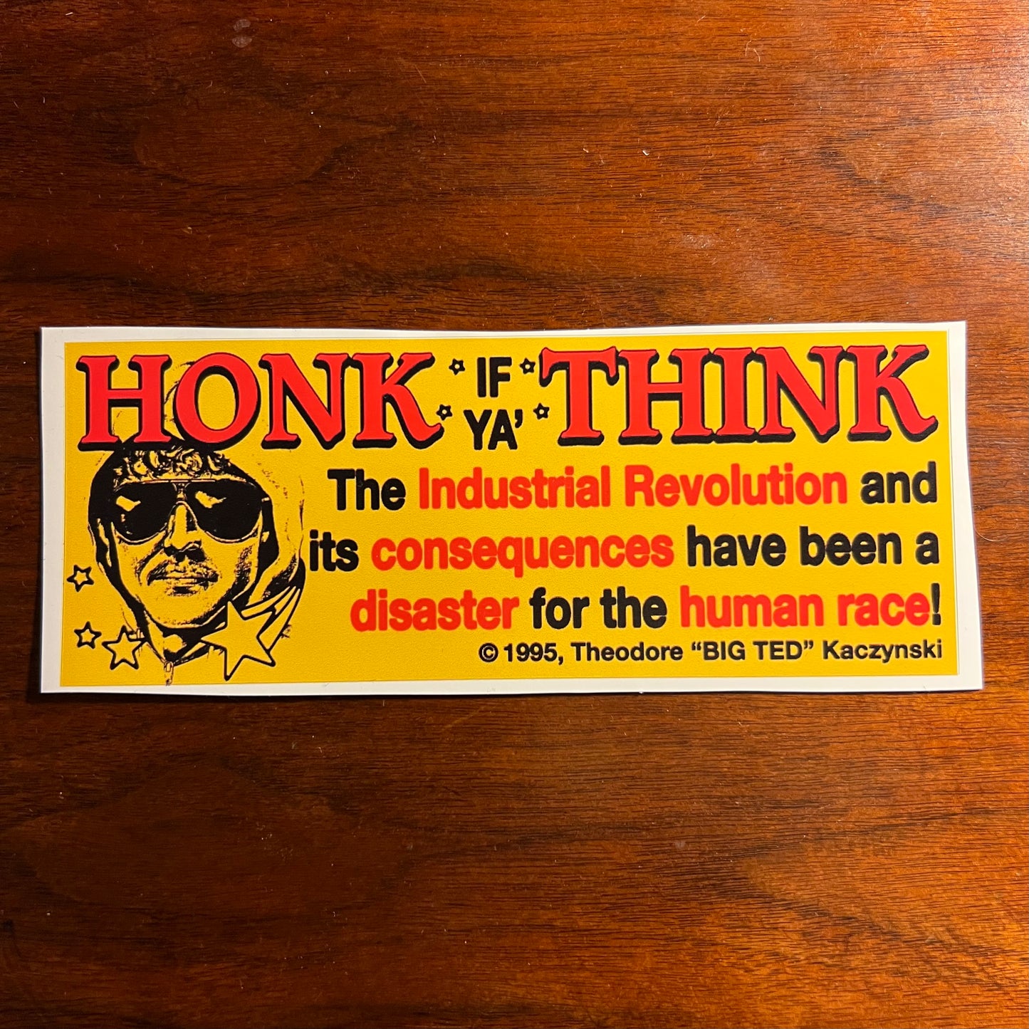 Ted Kaczynski Sticker Pack