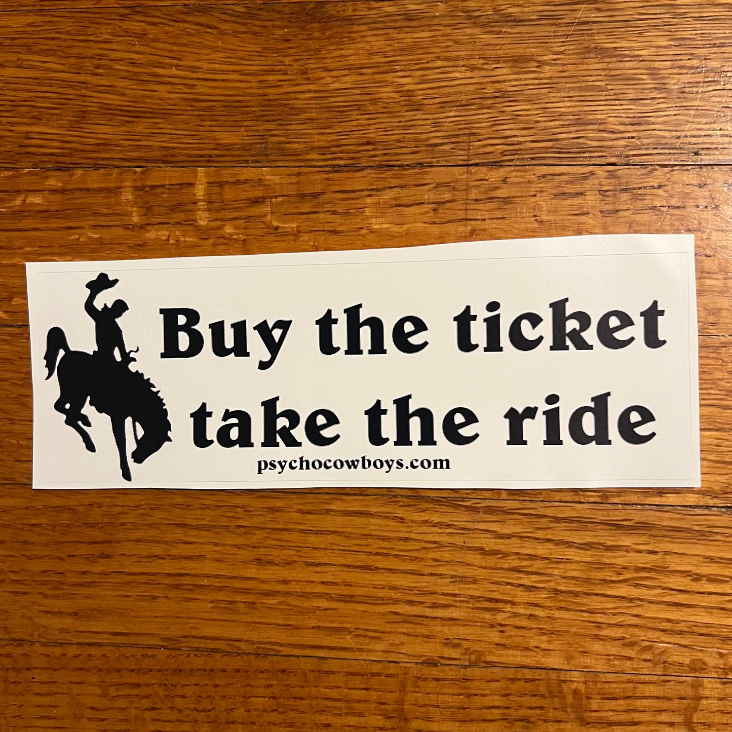 Vintage Rodeo & Western Themed Bumper Sticker Pack