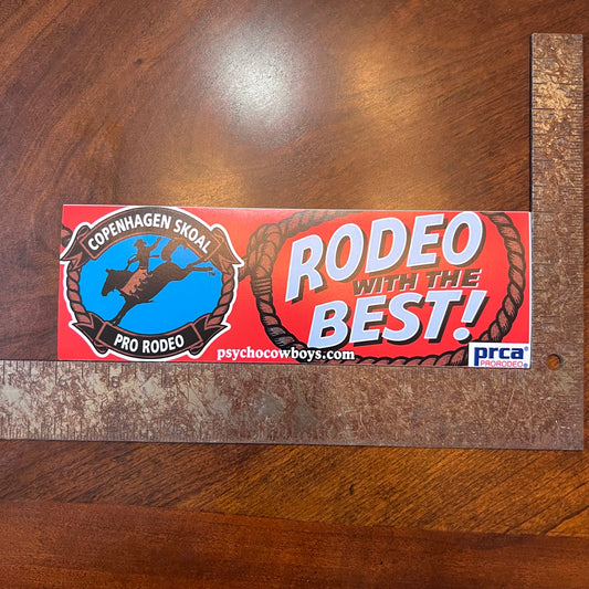 Copenhagen Skoal Pro Rodeo Bumper Sticker Vintage Inspired