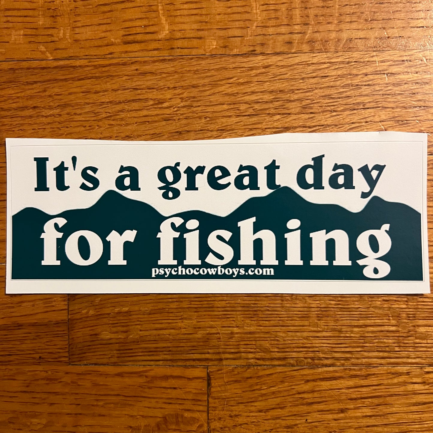 It's a Great Day for Fishing Fly Fishing Bumper Sticker