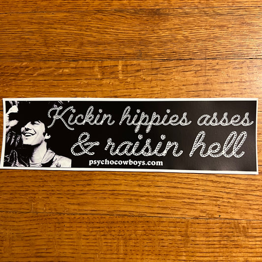 Jerry Jeff Walker Up Against The Wall Redneck Mother Bumper Sticker