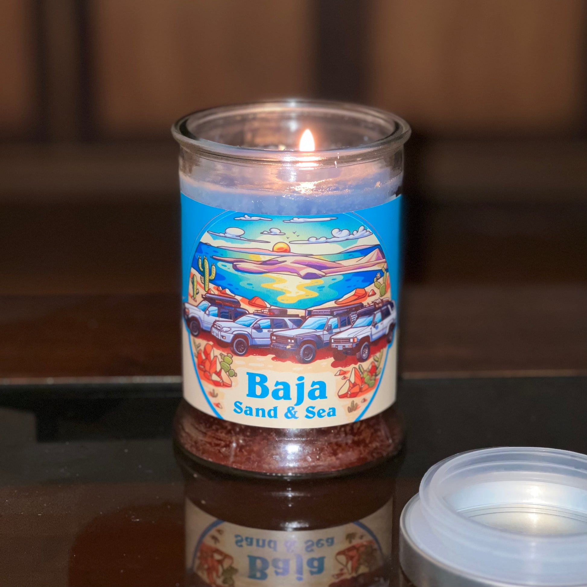 Baja Sand & Sea Candle with Essential Oils