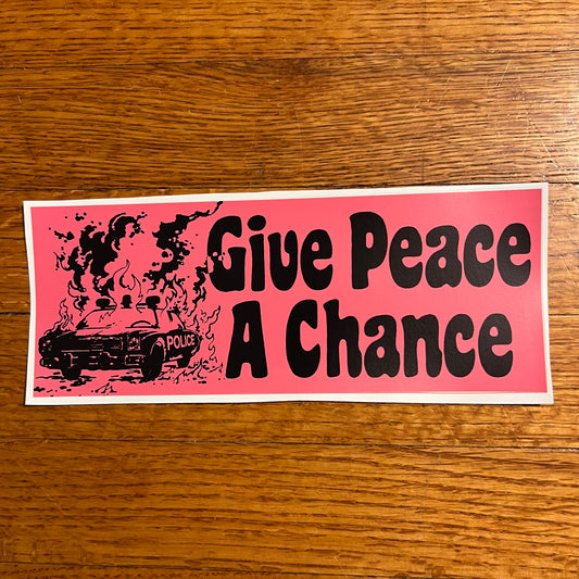 Give Peace a Chance