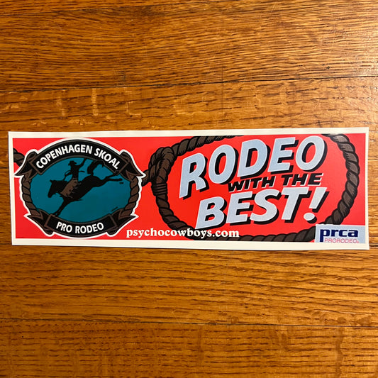 Copenhagen Skoal Pro Rodeo Bumper Sticker Vintage Inspired