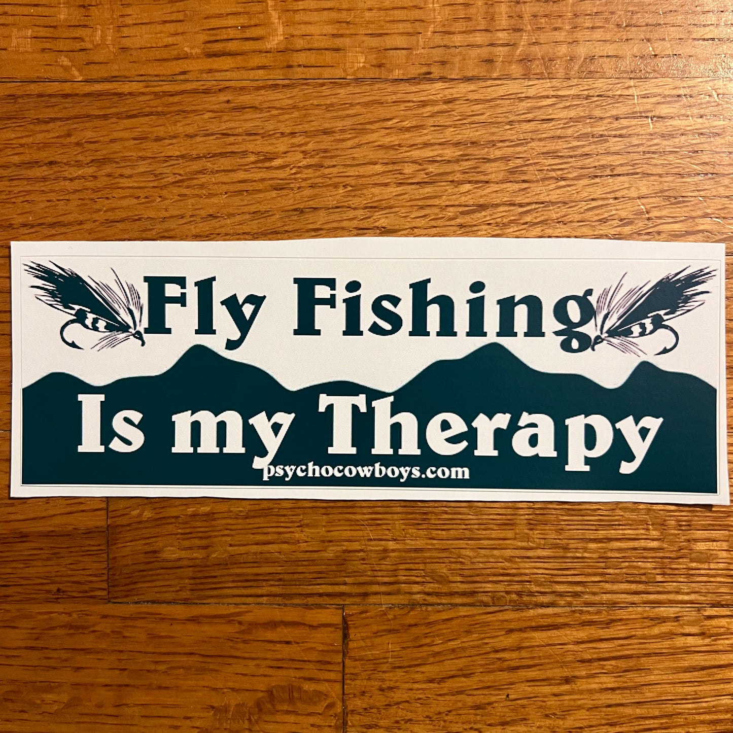 Fly Fishing is my Therapy Bumper Sticker