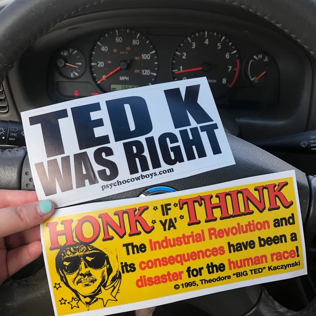 Ted Kaczynski Sticker Pack